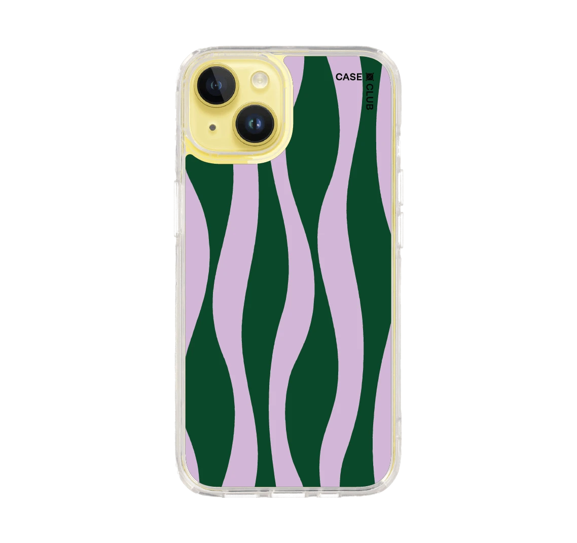 purple & green wavy pattern